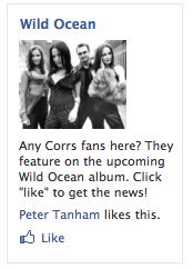 Corrs Facebook Add