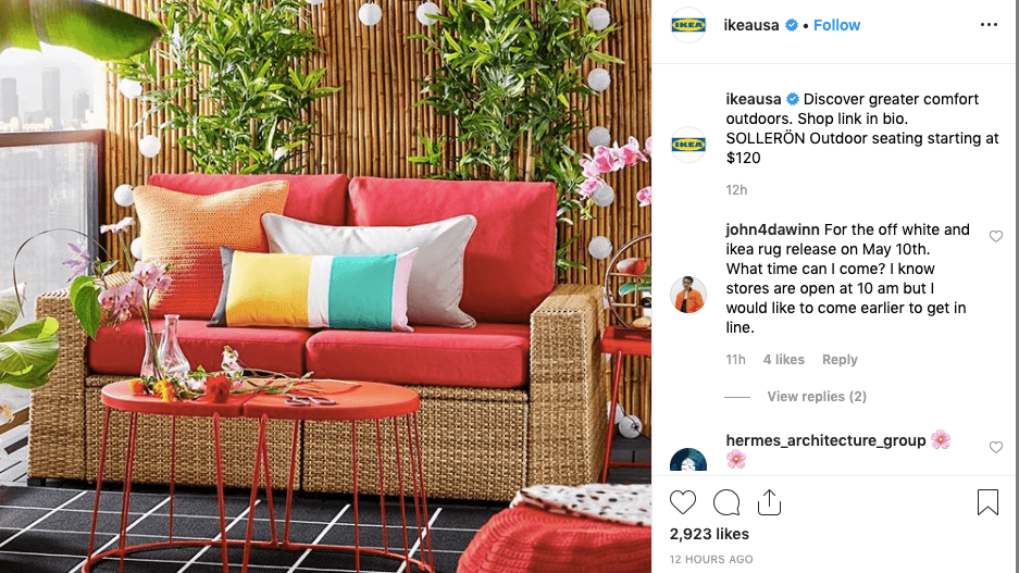 IKEA Instagram Omnichannel Marketing Example