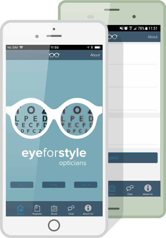 Optician App for IOS and Android