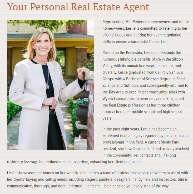 Leslie Woods Realtor Bio