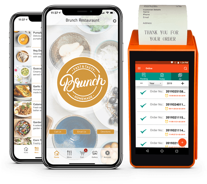 Restaurant App With Printer