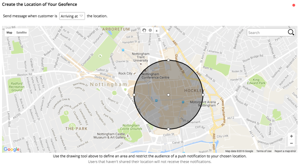 Geo Fence Notification