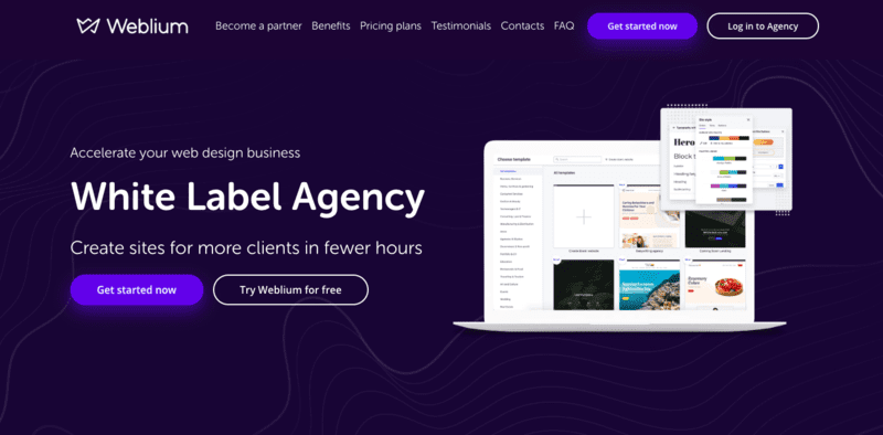 White Label Web Development Landing Page