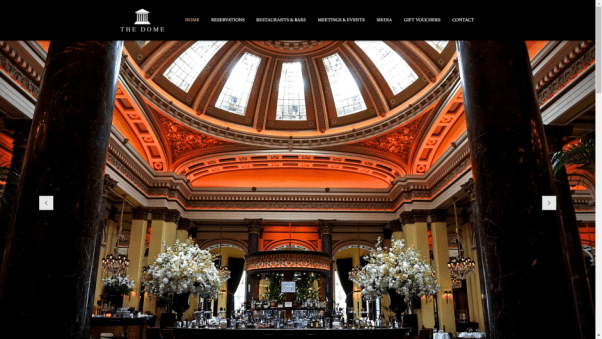 The Dome Restaurant Website